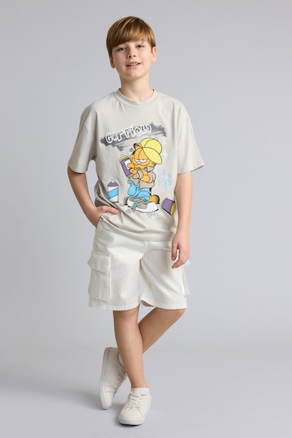Boy Cotton Cargo Shorts