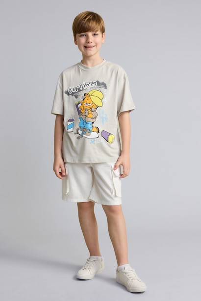 Boy Cotton Cargo Shorts