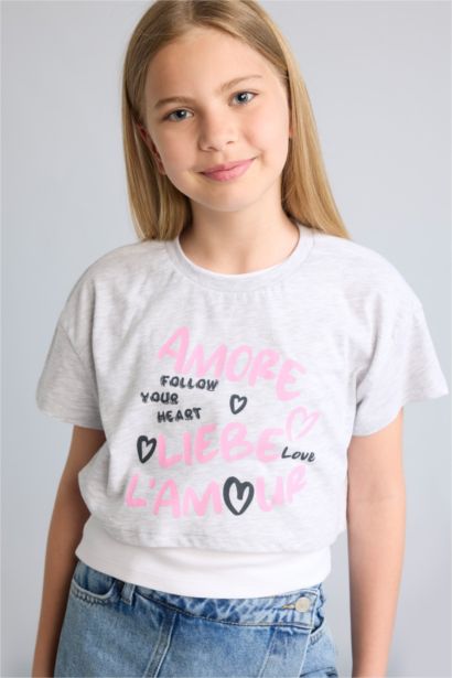 Slogan Short Sleeve T-Shirt