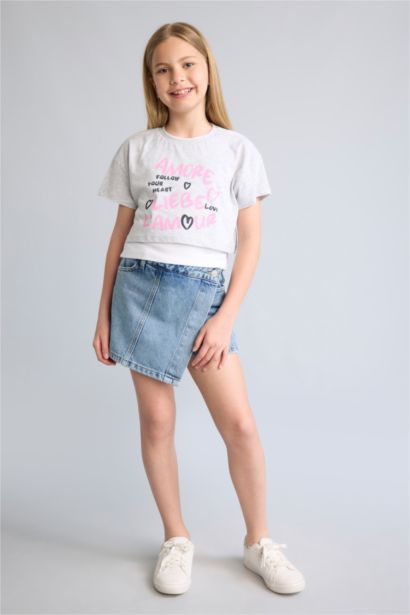 Slogan Short Sleeve T-Shirt