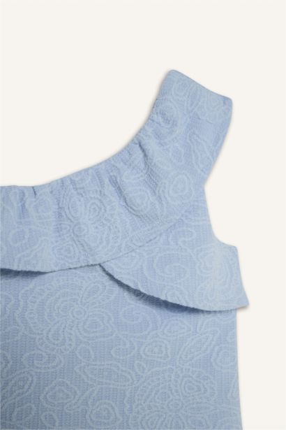 تيشيرت بناتي فلورال نص ردن