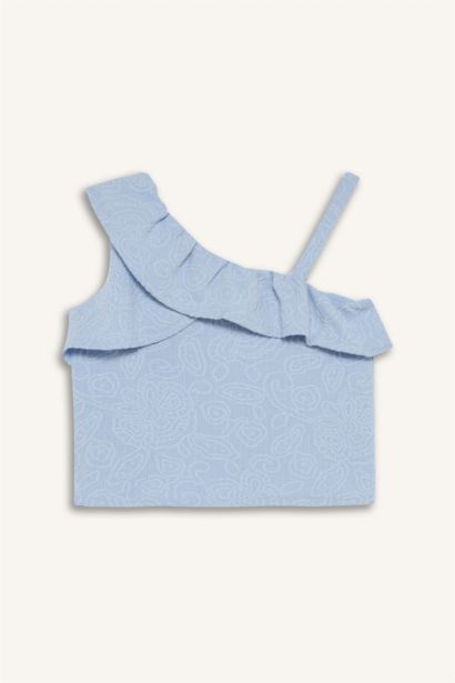 تيشيرت بناتي فلورال نص ردن