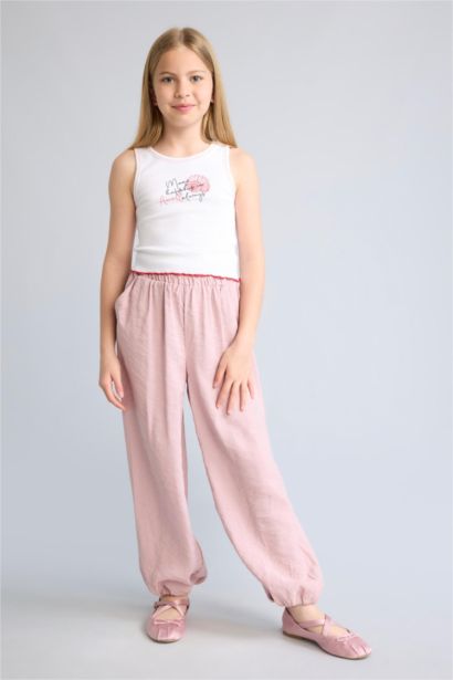 Girl Slogan Ribana Tank Top