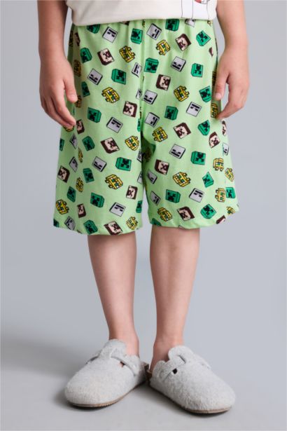 2 piece Regular Fit Minecraft Licensed Knitted Pyjamas