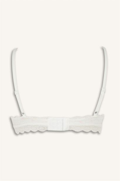 Dantel Detaylı Çıkarılabilir Kap Pedli Bralet