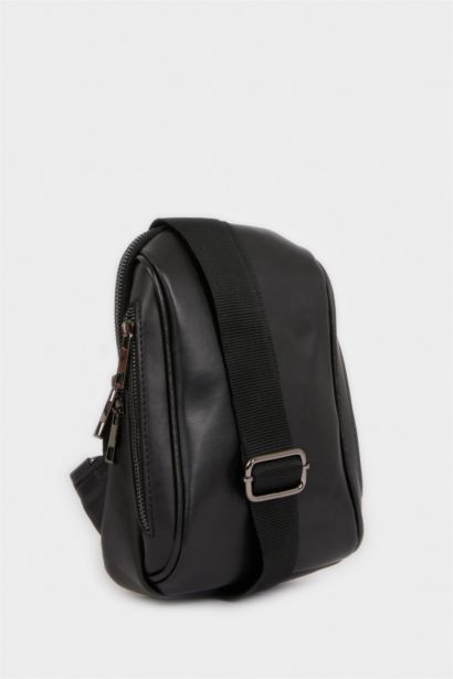 Erkek Suni Deri Çapraz Çanta