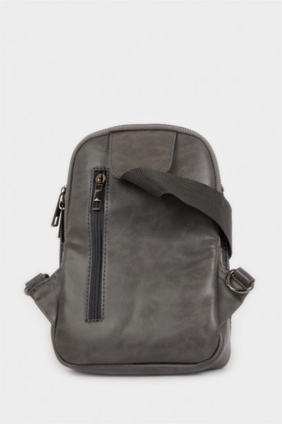 Erkek Suni Deri Çapraz Çanta