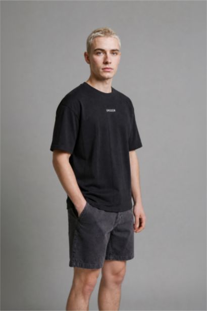 Relaxed Fit Bermuda Jean Şort