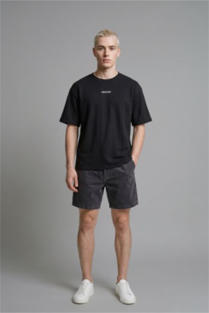 Relaxed Fit Bermuda Jean Şort