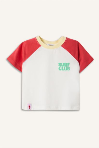 Baby Boy Oversize Fit Slogan Short Sleeve T-Shirt