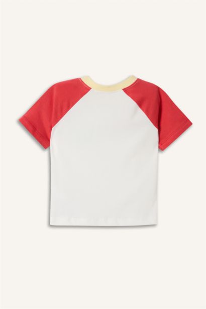 Baby Boy Oversize Fit Slogan Short Sleeve T-Shirt