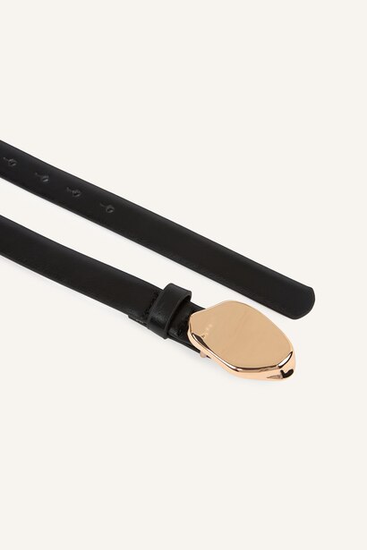Woman Faux Leather Belt