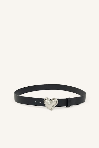 Woman Rectangle Clasp Faux Leather Jean Belt