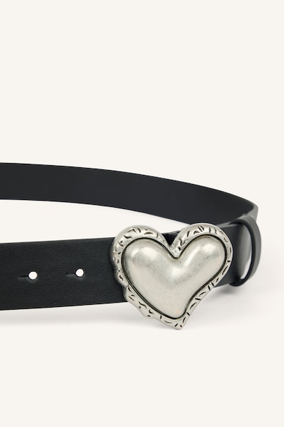Woman Rectangle Clasp Faux Leather Jean Belt