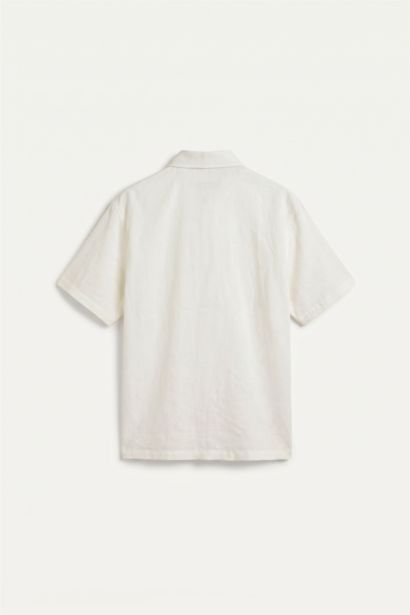 Boxy Fit Cotton Short Sleeve Shirt