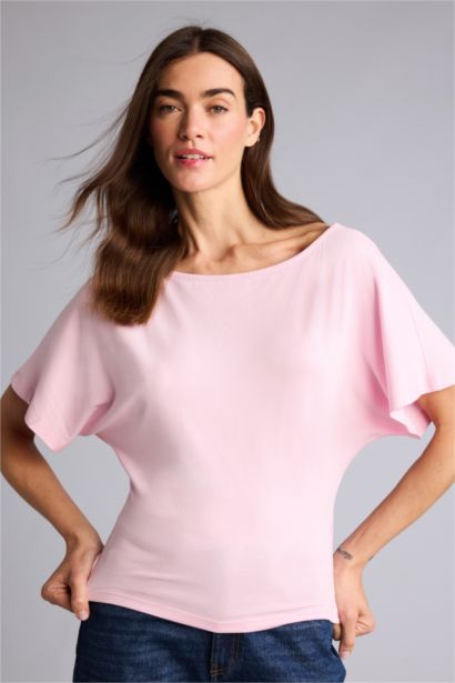 Slım Fıt Tek Omuzlu Tişört