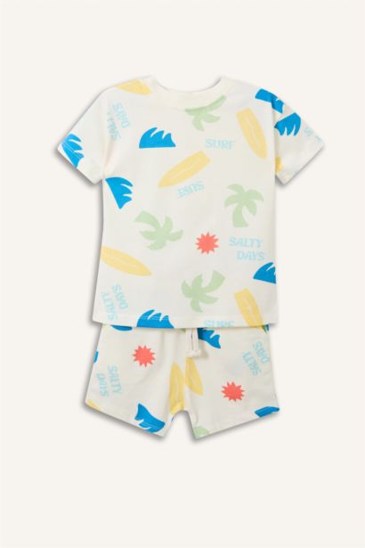 Baby Boy 2 piece Oversize Fit Crew Neck Set