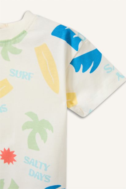 Baby Boy 2 piece Oversize Fit Crew Neck Set