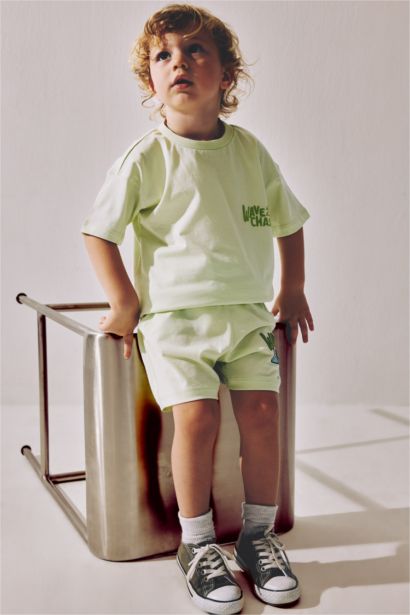 Baby Boy 2 piece Oversize Fit Crew Neck Set