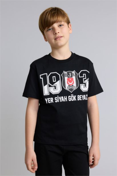Beşiktaş Tişört Şort Pijama Takımı Erkek Çocuk