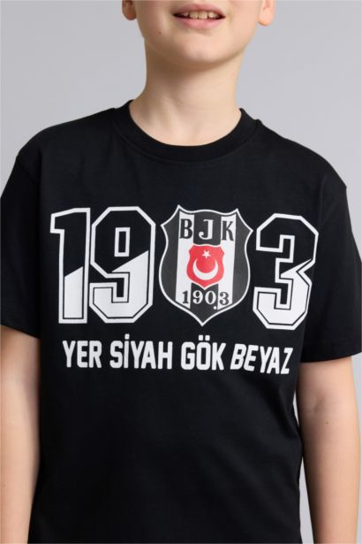 Beşiktaş Tişört Şort Pijama Takımı Erkek Çocuk