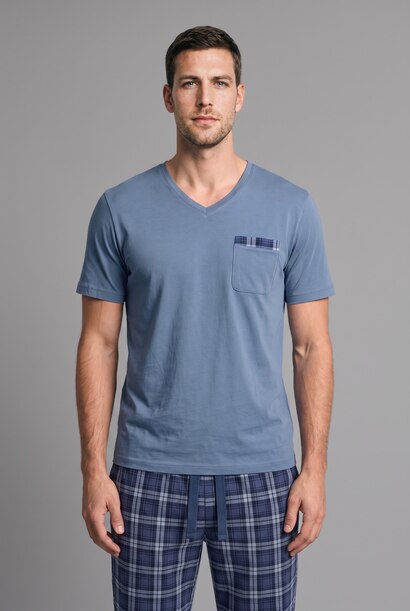 New Regular Fit Short Sleeve 2 Piece Set