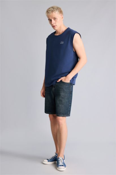 Boxy Fit Baskılı Atlet