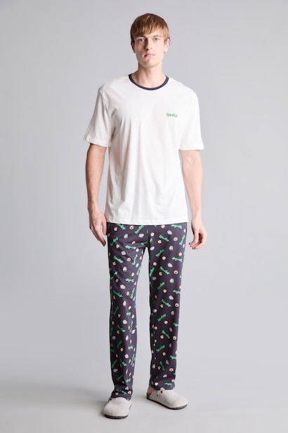 Regular Fit 2 Piece Pyjama Set