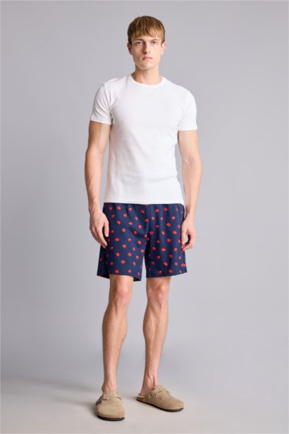 New Regular Fit Pijama Şort