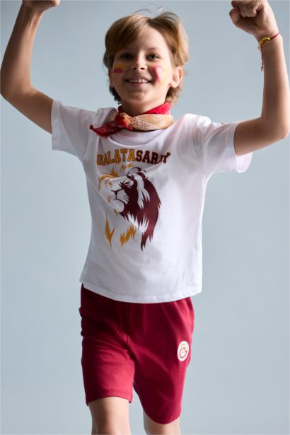 %100 Pamuk Galatasaray 2'li Pijama Takımı Erkek Çocuk