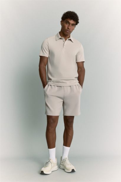 Standard Fit Short Sleeve Polo T-Shirt