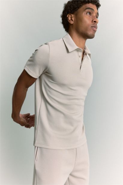 Standard Fit Short Sleeve Polo T-Shirt