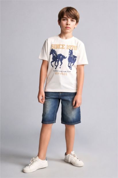 Regular Fit Animal Short Sleeve T-Shirt