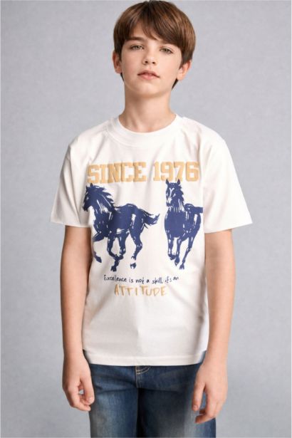 Regular Fit Animal Short Sleeve T-Shirt