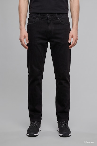 Straight Fit Trousers