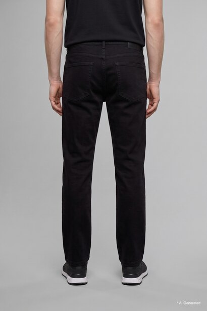 Straight Fit Trousers
