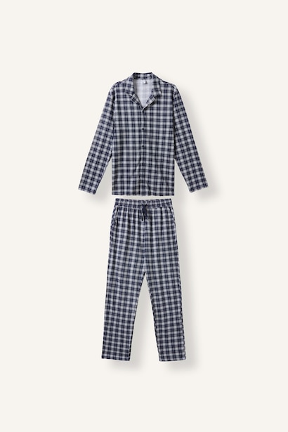 Regular Fit Ekose 2'li Pijama Takım