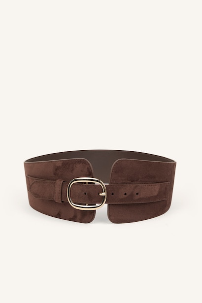Woman Rectangle Clasp Faux Leather Dual Jean Belt