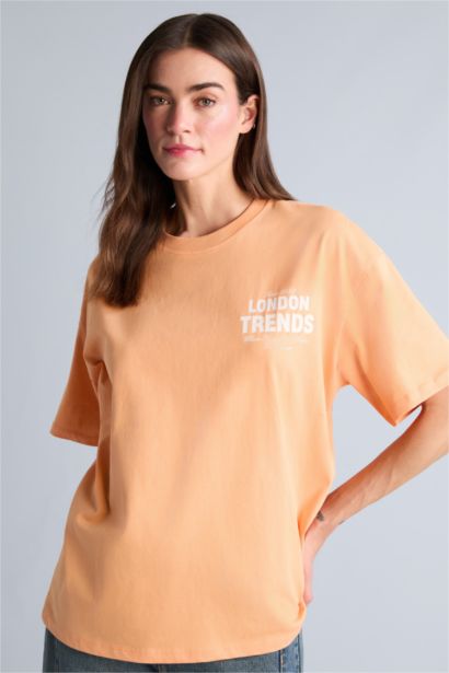 Oversize Baskılı Tişört