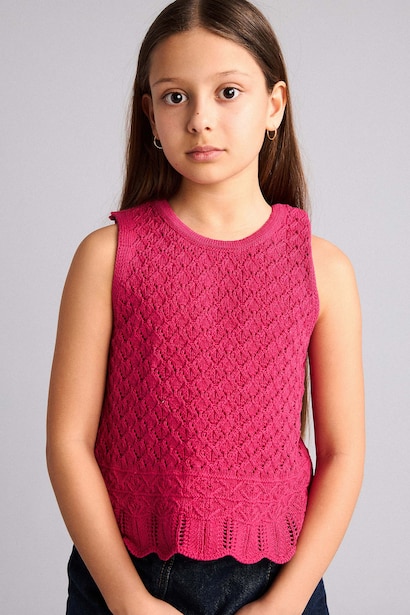 Girl Knit Tank Top