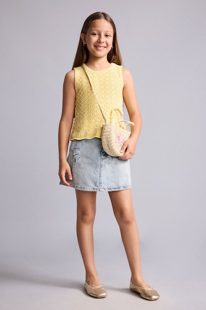 Girl Knit Tank Top