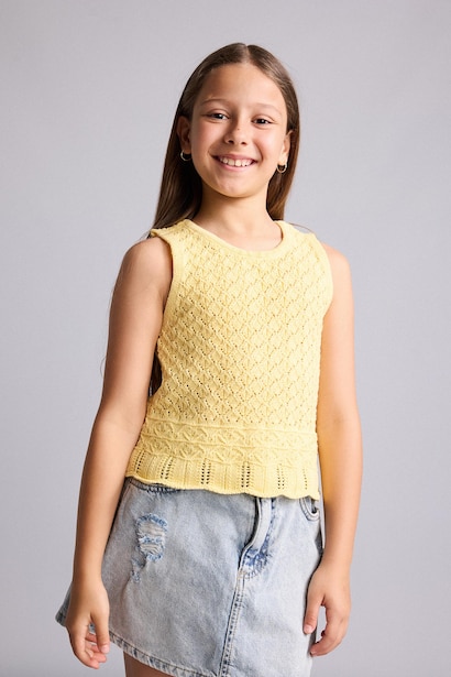 Girl Knit Tank Top