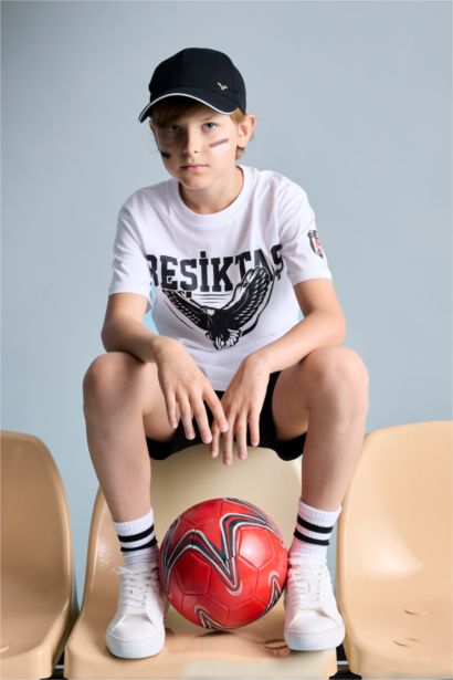 %100 Pamuk Beşiktaş  2'li Pijama Takımı Erkek Çocuk