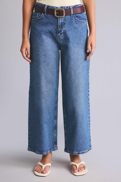 Culotte Yüksek Bel Jean