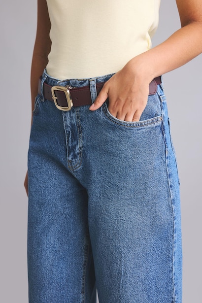Culotte Yüksek Bel Jean