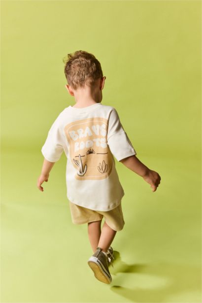 Baby Boy Cotton 2 Piece Printed Set
