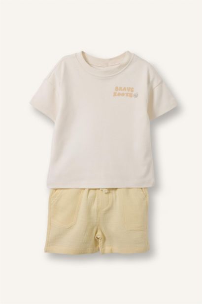 2 piece Regular Fit Crew Neck Set