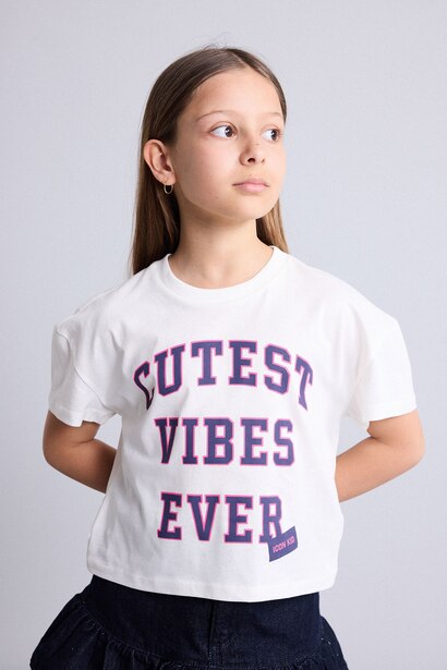 Regular Fit Slogan Short Sleeve T-Shirt