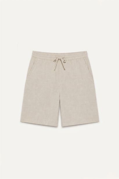 %100 Pamuk Baggy Fit Bermuda Şort