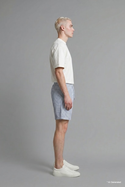 Relax Fit Elastic Waist Shorts
